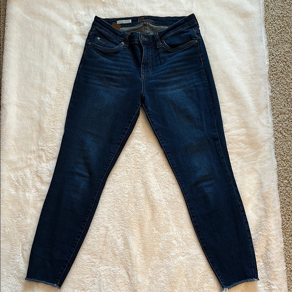 Kut from the Kloth Carlo Ankle Skinny Women's Blue Jeans
